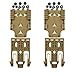 2PCS QLS Kit for Pistol Holster, Quick Locking System Kit with Qls 19 and Qls 22, Quick Connect Gun Holster Adapter Accessories(Tan)