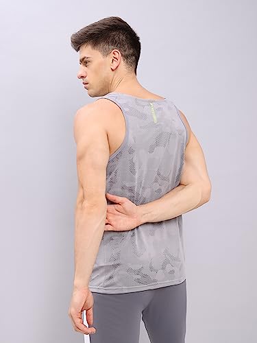 Image of TECHNOSPORT Mens Crew Neck Gym Vest