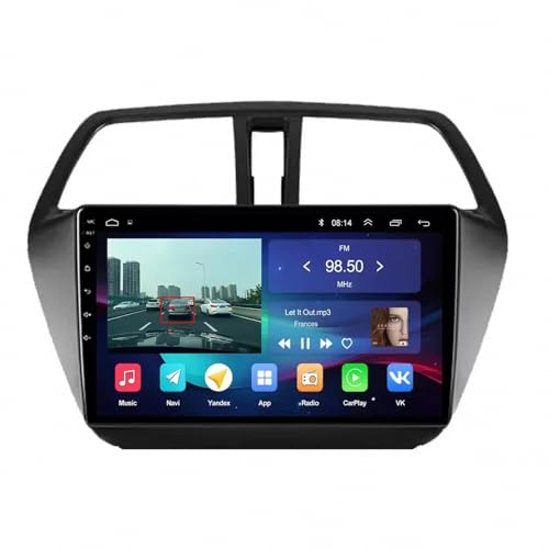 Pantalla Carplay coche Suzuki SX4 2006-2013 con Mirror Link, radio Bluetooth 4 núcleos 2G+32G