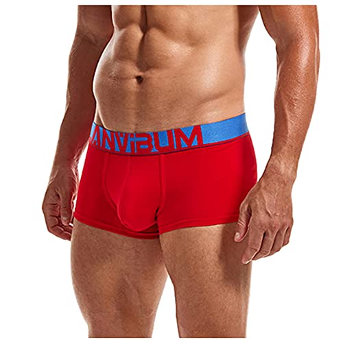 Boxershorts voor heren, katoenen onderbroek, basic boxer, broek voor mannen, ondergoed, gemiddelde taille, ademend, U… - Afbeelding 4