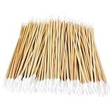 Gun Cleaning Swabs (200 PCS, 6-Inch) - Dual-Tip Precision Cotton Swabs with Strong Bamboo Shafts - Natural Lint-Free Design for Hard-to-Reach Areas