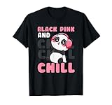 Black Pink in Your Area K-Pop Kpop Korea Pop Chill Panda T-Shirt