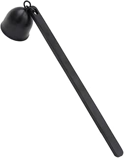 Stainless Steel Candle Snuffer Wick Trimmer Black Candle Extinguisher Tool for Extinguishing and Cleaner Burns