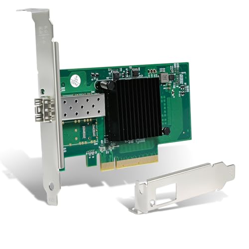 Carte réseau 10 Go SFP+ PCI-E Intel 82599EN pour serveur Windows et Linux