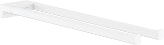 AddStoris Towel Holder Twin-Handle in Matte White 1-inch Accessories in Matte White, 41770700