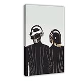 GFERW Daft Punk Toile encadrée 40 x 60 cm