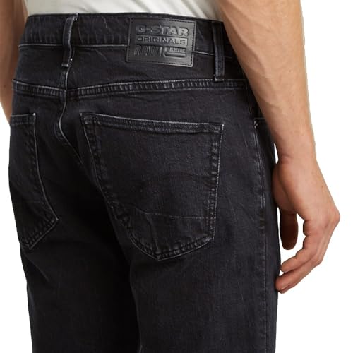 G-STAR Herren 3301 Slim Jeans, Schwarz (Washed Black 51001-D931-H890), 30W / 34L 5