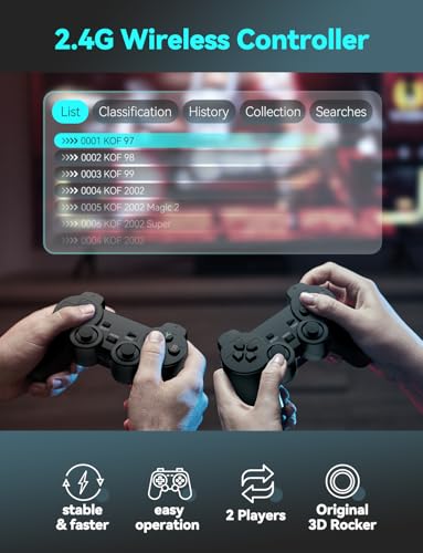 Dolsao M8 2024 Newest 20000+ Games Retro Game Console Video Gaming: Hdmi Game Stick 4K Mini Nes Classic Edition System Emulator De Videojuegos 2.4G Wireless Plug And Play thumb #2