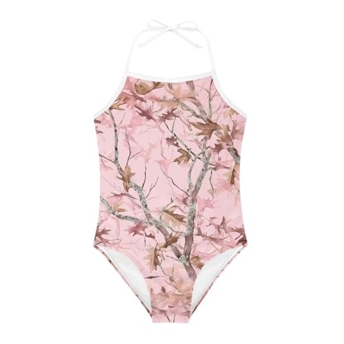 Image of ELEQIN Cartoon Animal Cute Girls One Piece Swimsuit Adjustable Swimwear for 3Y-10Y