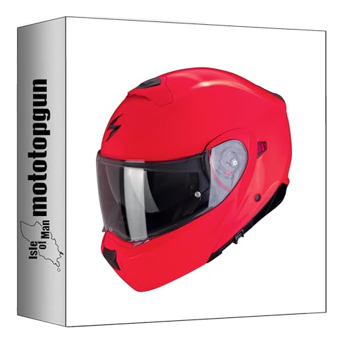 Casque Scorpion exo-930 Evo modulable rouge taille L pour éviter la buée