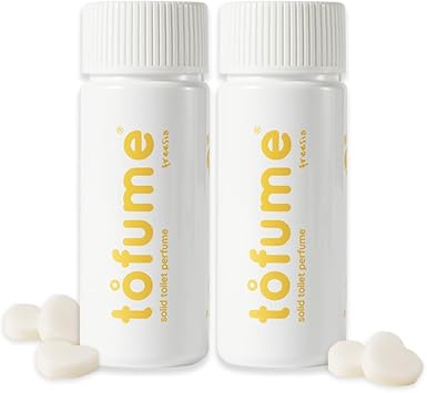 Effervescent Bathroom Air Freshener - Fresh Freesia - Toilet Deodorizer, Bathroom Odor Eliminator, Toilet Freshener, Flushable Air Freshener Toilet Tablets, 60 Count Pack of 2
