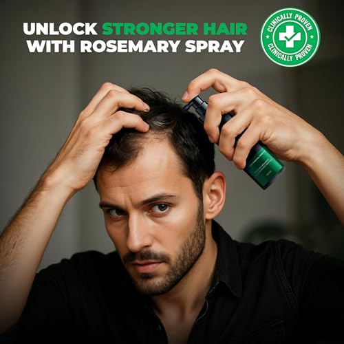 Image of Beardo Rosemary Hair Spray & Derma Roller For Hair Growth |Redensyl & Rice Water | Activates Natural Hair Growth, Reduces Hair Fall & Breakage | Strengthens Roots | Non-Sticky Daily Hair Tonic for Men