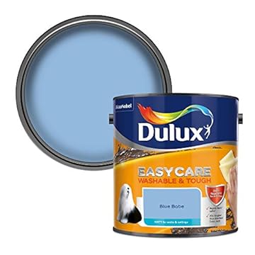 Dulux Easycare Washable & Tough Matt Emulsion Paint For Walls And Ceilings - Blue Babe 2.5 Litres