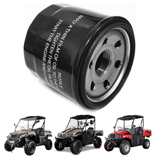 Chikia Hisun Axis Oil Filter Replacement for Hisun UTV ATV 400 500 700 250 450 550 750 Sector Vector Coleman Massimo Bennche Cub Cadet 503-01156 BMS Ranch Pony stallion 500 600