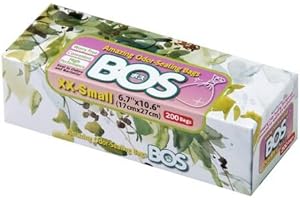BOS Amazing Odor Sealing Disposable Bags - Perfect for Human Poop Disposal