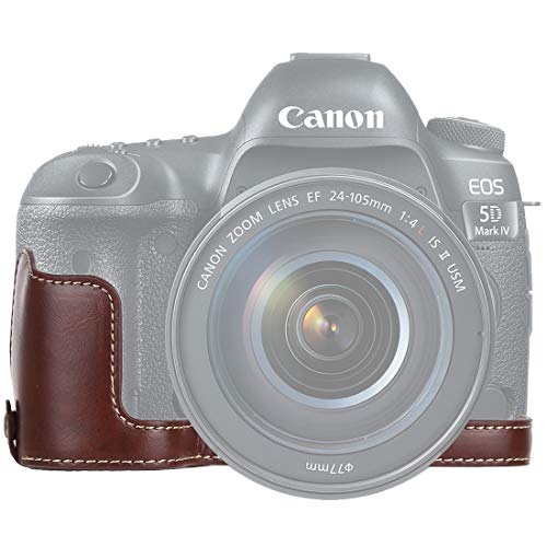 MEI1JIA LmEOS 5D}[NIV / 5D}[NIIIpQUELLIA 1/4C`XbhPUU[Jn[tP[Xx[XiubNj (Color : Coffee)