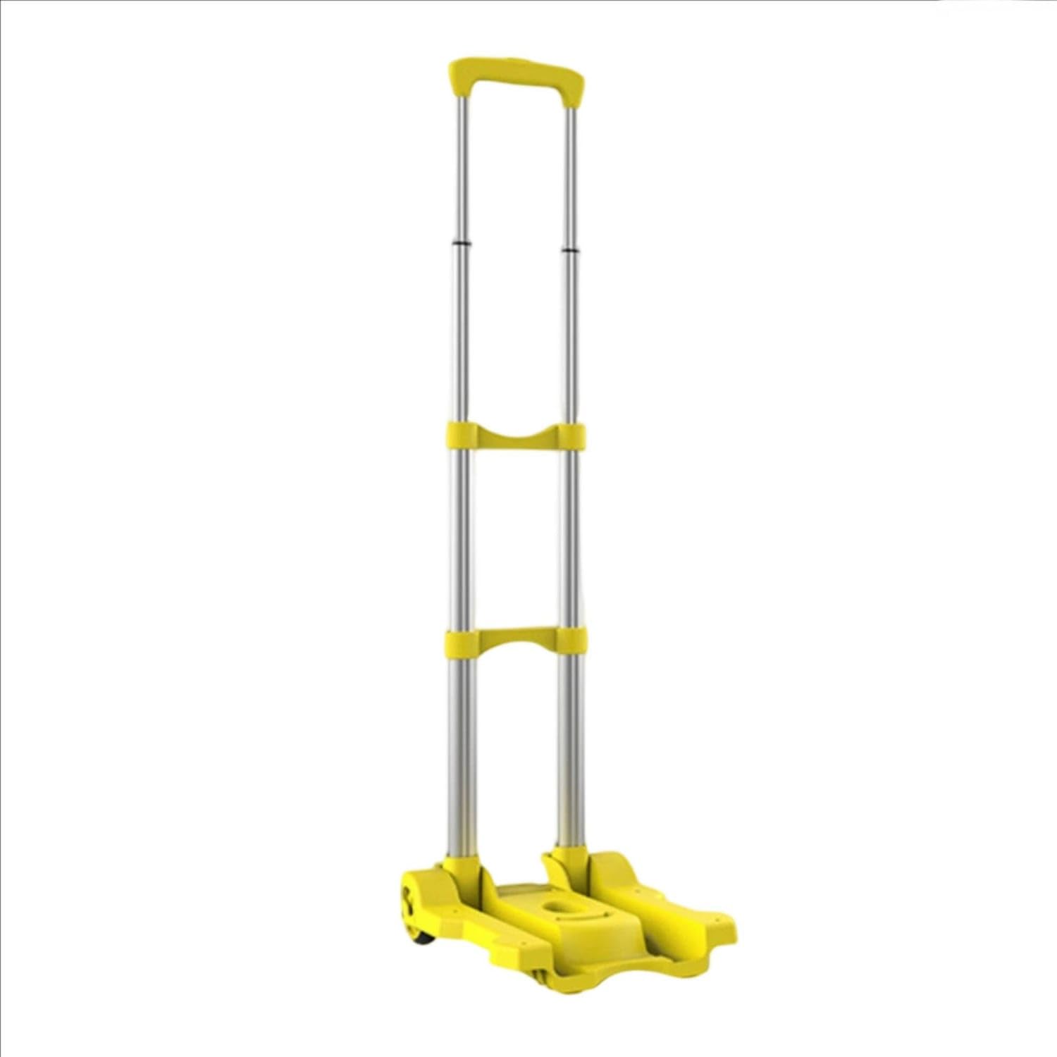 Telescoping Hand Cart with Tie Strap Compact Folding Hand Truck Lightweight Folding Dolly Cart Easy to Store for Travelers, Shoppers, Moving, Travel, Shopping, Yellow, 2-Wheel Flagship-image-34