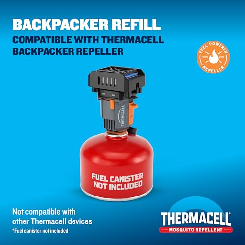 Image of Thermacell Mosquito Repellent Refills; Compatible with Thermacell Backpacker; Highly Effective, Long Lasting, No Spray, No Scent, No Mess; 15 Foot Zone of Mosquito Protection (Pack of 12)