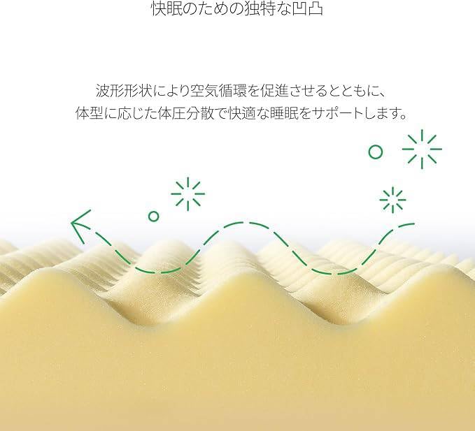 Amazon.co.jp: 低反発 マットレス シングル 厚さ 15cm Green Tea 緑茶
