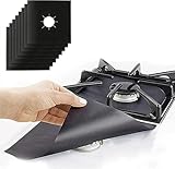Gas Stove Burner Covers by Linda’s Essentials (10 Pack) - Extra Thick Non-Stick Reusable Stove Covers, Heat Resistant Gas Range Protectors, StoveTop Accessories to Keep Range Clean