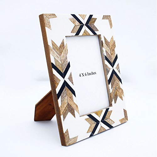 Foreside Home And Garden Wood 4 X 6 Inch Southwest Pattern Decorative Picture Frame, 43 #TOP1