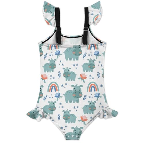 Image of Girls One Piece Swimsuit Swimwear Bathing Suits 3-12 Years