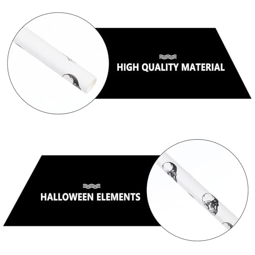 Pitillos de papel biodegradables 100 un Halloween miniatura 7