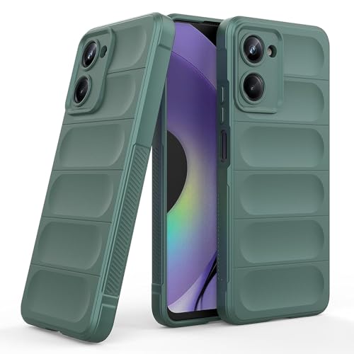 Image of Back Cover for Vivo T3 Lite 5G | Full Camera Protection | Liquid Silicon Case | Flexible Bumper Case for Vivo T3 Lite 5G / Y18 4G / Y18e 4G / Y28s 5G / Y28e 5G / Y03 4G / Z9 Lite 5G (Green)