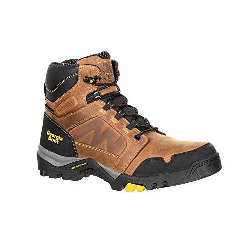 Georgia Boot Amplitude Men's Waterproof Work Boot, Trail Crazy Horse, Size 9.5(W)4