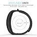 MoKo Watch Band Compatible with Samsung Gear Fit2 / Gear Fit2 Pro, Soft Silicone Replacement Sport Band for Samsung Gear Fit 2 SM-R360 / Fit 2 Pro Smart Watch, BLACK (Fits 5.90