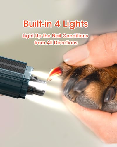 Super-Powerful-Dog-Nail-Trimmers-Dog-Nail-Clipper-and-Dog-Nail-Grinder-Combo-Ultra-Quiet-3-Speeds-4-Bright-Lights-with-Travel-Lock-for-Small-Meddium-and-Large-Dogs-Cats-Small-Animals Super Powerful Dog Nail Trimmers Dog Nail Clipper and Dog Nail Grinder Combo Ultra Quiet 3 Speeds 4 Bright Lights with Travel Lock for Small Meddium and Large Dogs Cats Small Animals