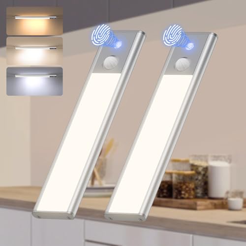 Lista de Lámparas con luz natural Top 10. 42 Quntis Luz con Sensor de Movimiento Paquete de 2, 1100mAh Lamparas Recargables Portatiles y Magnéticas Inalámbricas, 32LEDs Lámpara Armario 3 Temperaturas de Color para Cocina,...