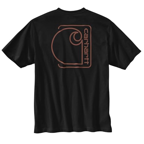 Carhartt Men's 106760 Relaxed Fit Lightweight Short-Sleeve Pocket C Graphic T-S2