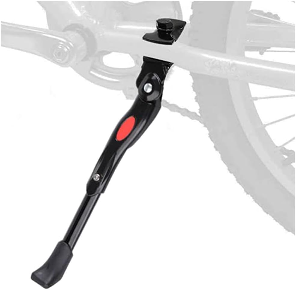Bike Kickstand for Trek Checkmate Checkmate SLR Checkpoint ALR Checkpoint ALR5,Aluminium Adjustable Cycling Kickstand Suitable Road Bike and Folding Bike of 22"-24"-26"-28" Wheel Size,Black