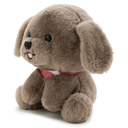 Image of Toy Poodle Dog Soft Plush Stuffed Puppy for Kids Cute Animal Home Decor Boys /Girls /Baby Toddlers & Children Safe Lightweight & Easy to Clean (25CM)