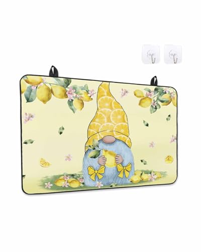 Yellow Lemons Stove Top Cover for Electric Stove, Cute Gnomes