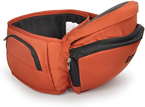 Bebamour Lightweight Baby Toddler Hip Seat Carrier Baby Waist Seat (Orange)