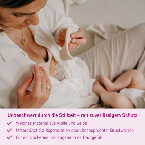 ELANEE Seide-Wolle-Stilleinlagen (2-lagig), handwaschbar, 1 Paar – Ansicht 5