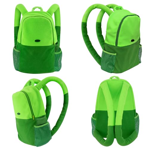 DAZCOS Green Medium Backpack Unisex Cosplay Costume Accessories Bag for Adult Everday Use Party (Green)