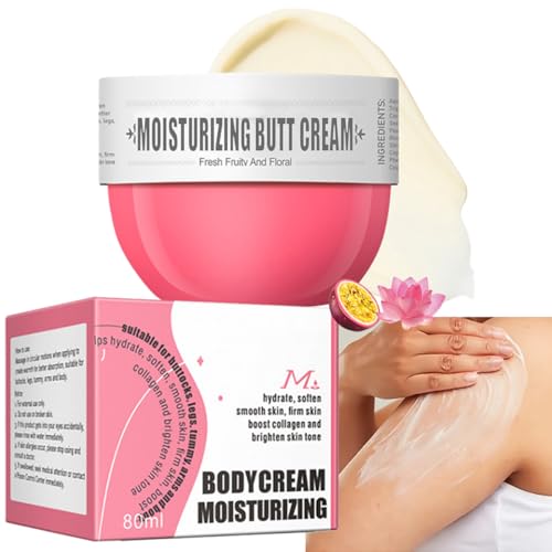 Moisturizing-Butt-Cream-Body-Cream-Butt-Firming-Cream-Body-Skin-Repair-Fast-Absorbing-Non-Greasy-Hydrate-Smooth-Skin-80ml-2-Fresh-Flower-Fruit-Smell Moisturizing Butt Cream, Body Cream Butt Firming Cream Body Skin Repair- Fast Absorbing, Non-Greasy Hydrate & Smooth Skin- 80ml (#2 Fresh Flower Fruit Smell) - Image 1