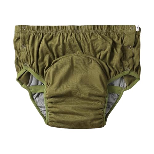 Cubrepañales para adultos, ropa interior transpirable de algodón reutilizable, pantalones impermeables a prueba de fugas, para enfermería en casa, higiene y salud, cuidado de ancianos, rutina de apoyo