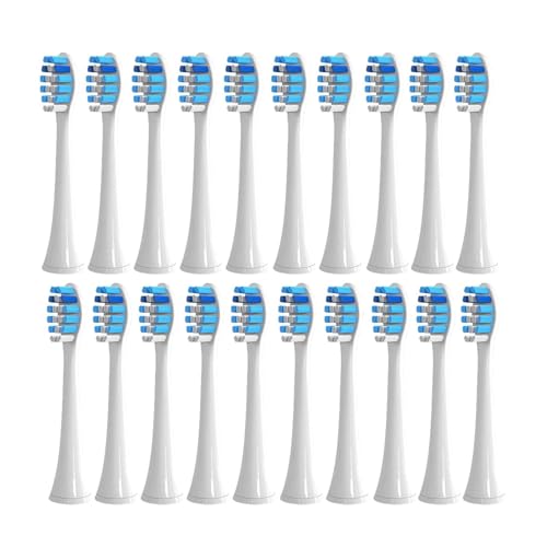 4〜16個入り交換用歯ブラシヘッド プラークディフェンス電動歯ブラシヘッド 歯ブラシブラシヘッド(16pcs Blue)