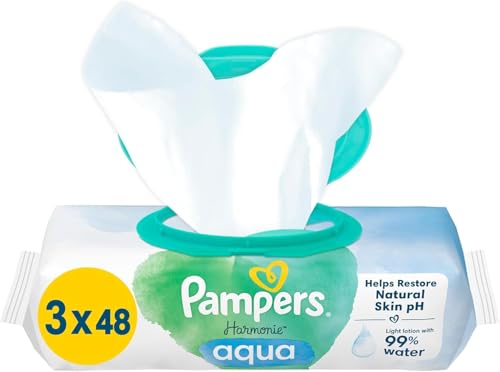 Pampers 81691055 - Aqua pure toallitas húmedas, unisex