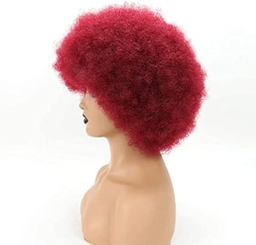 big red afro wig