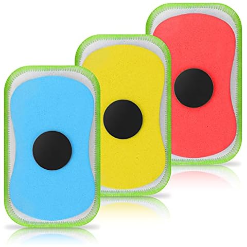 Molain Borrador de Pizarra Lavable Magnético de 3 Piezas Cover