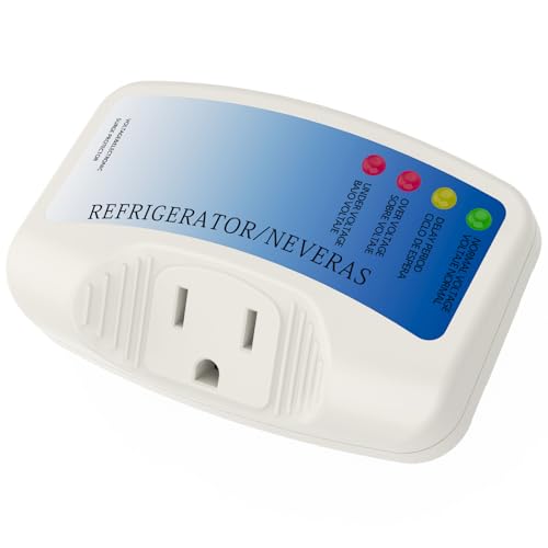 Refrigerator Surge Protector, CNAODUN Home Appliance Single Outlet Power Strip Surge Protector...