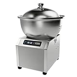 ▶【Potente doppia rotazione】L'impastatrice commerciale è dotata un motore 2200W,che raggiunge velocità fino a 1400 giri/min.Suo design con rotazione oraria e antioraria simula l'impasto manuale,ottenendo una miscelazione uniforme e migliorando l'elasticità dell'impasto