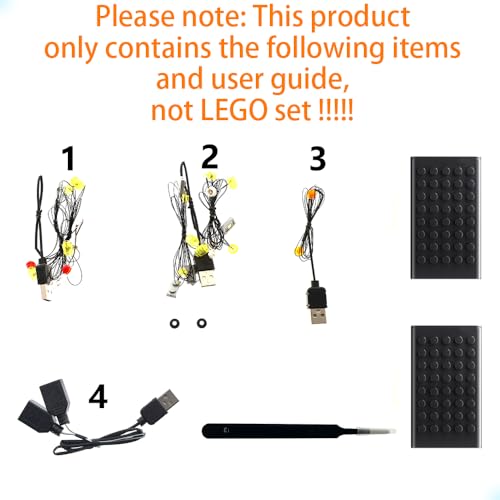 Image of GEAMENT LED Light Kit Compatible with Lego Harry Potter Gringotts Wizarding Bank Collectors' Edition 76417 (Model Set Not Included)
