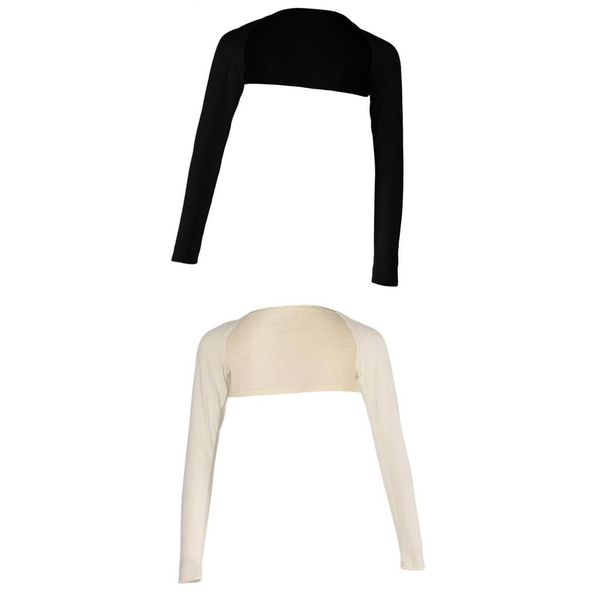 Pack of 2 Elegant One-piece Long Sleeve Arm Cover Shrug Hijab Muslim-image-13