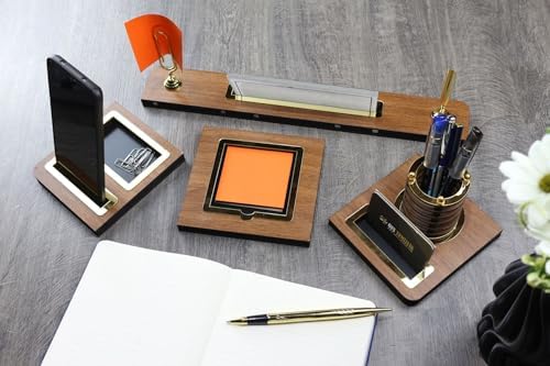 Ahşap Masa İsimliği Kalemli Ofis Hediyesi Masa İsimliği 705C - Görsel 7